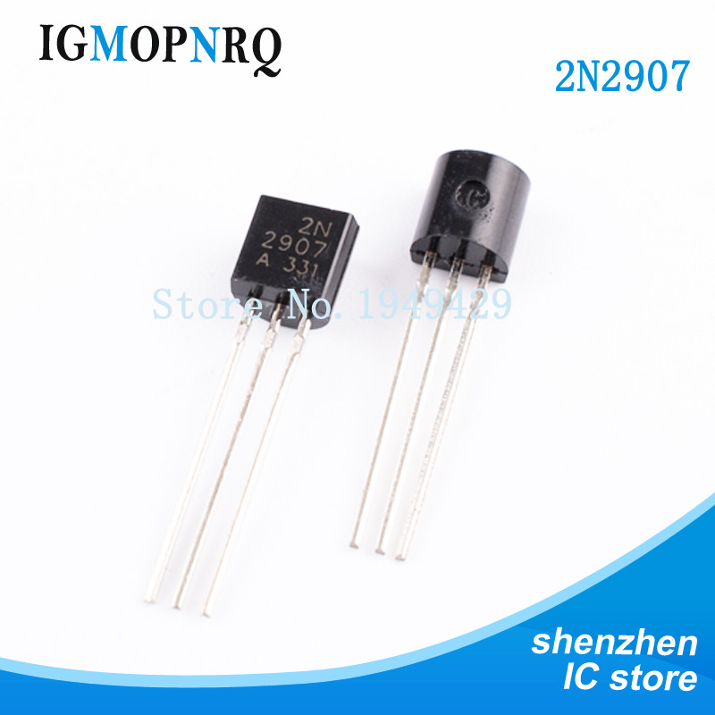 100 CHIẾC 2N2907 TO-92 2N2907A 2907 Bóng bán dẫn nối lưỡng cực (BJT) PNP Mới