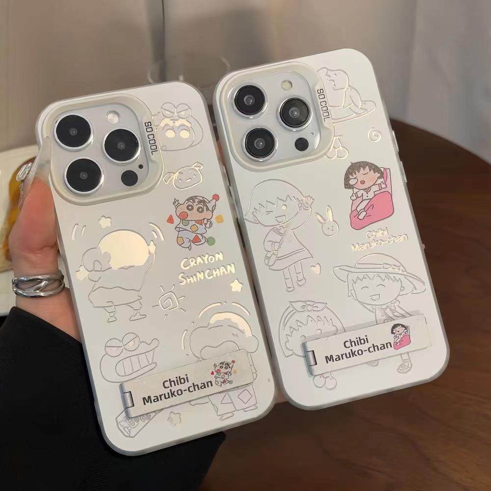 Bộ Đồ Ngủ Shin-Chan Maruko Thích Hợp Cho Apple 17promax Vỏ Điện Thoại iPhone16 / 15 / 14 Vitality Br