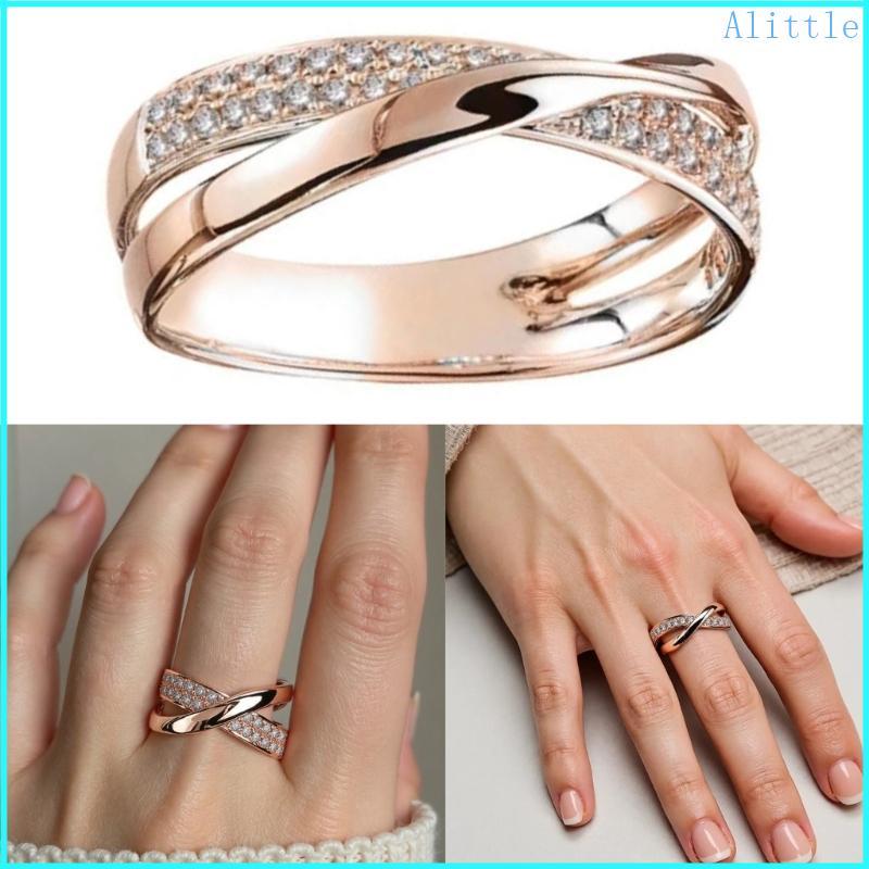 Nhẫn thanh lịch Alia Phụ kiện ngón tay cầm độc đáo Kết cấu hợp kim cho hàng ngày