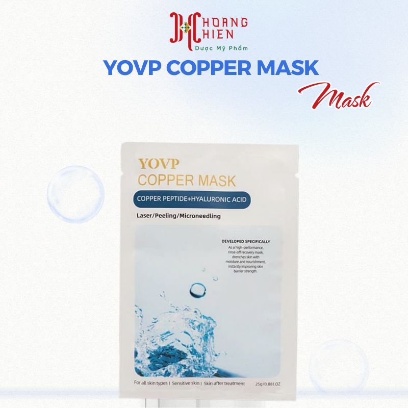Mặt Nạ Cấp Ẩm, Làm Dịu Và Phục Hồi Da Yovp Copper Mask