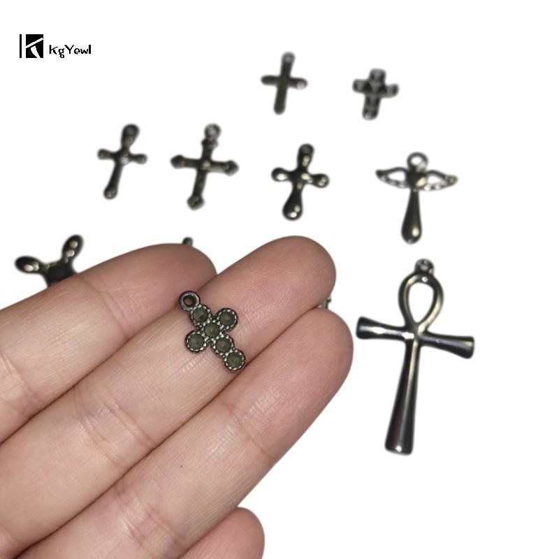 KgYewl Trang Sức Mặt Dây Chuyền Chữ Thậppunk Grunge Thời Trang 90s, Phù Hợp Style Gothic Hiện Đại