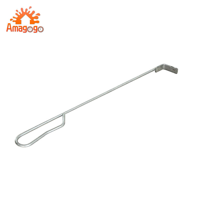 Amagogo Rắn Tro Xẻng Gỗ Đốt Bếp BBQ Ash Tool Ash Rake Tool Ash Poker