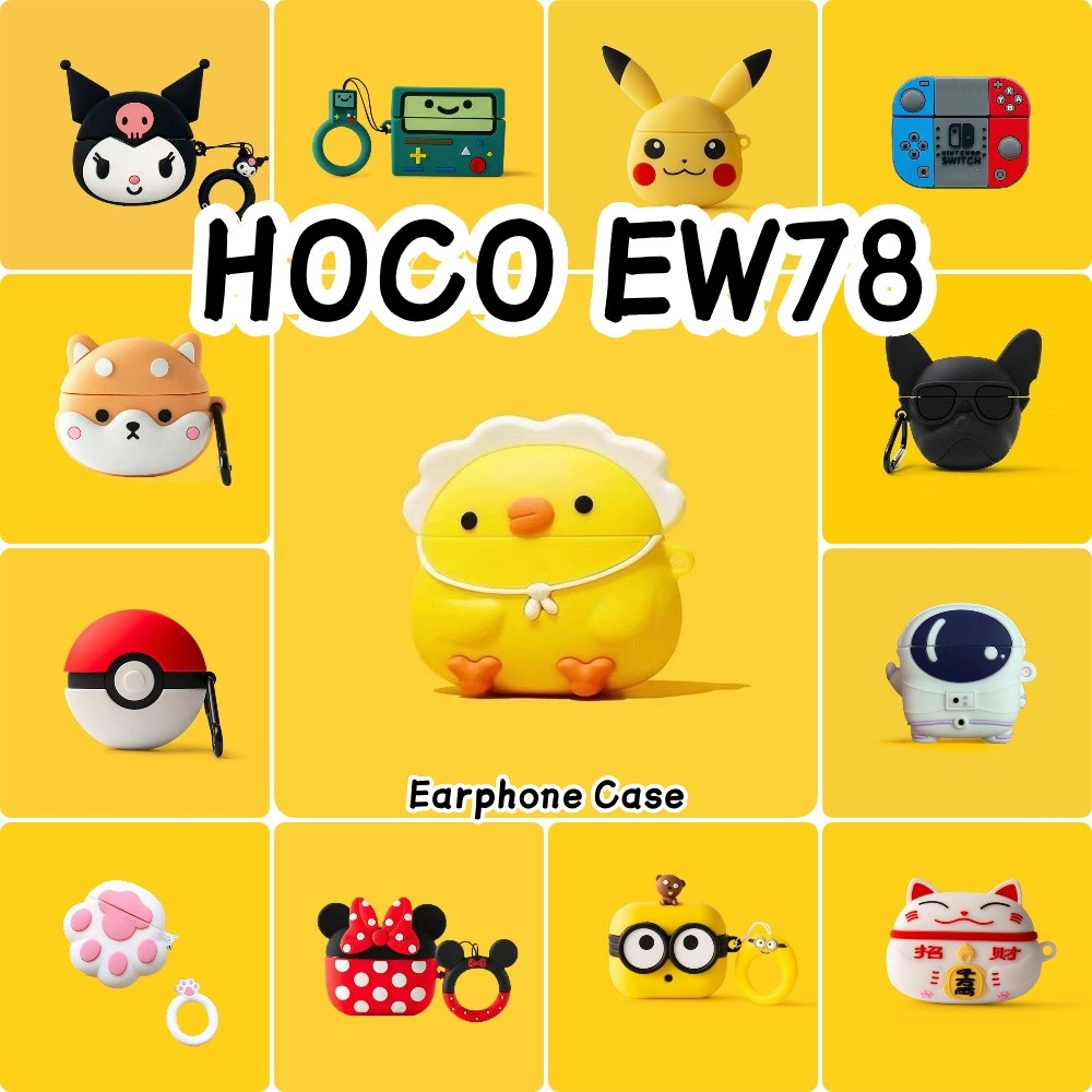 【imamura】Cho HOCO EW78 ốp tai ng Case phim hoạt hình Ảnh thật Vỏ Bảo Vệ Hộp Sạc Tai Nghe NO.5