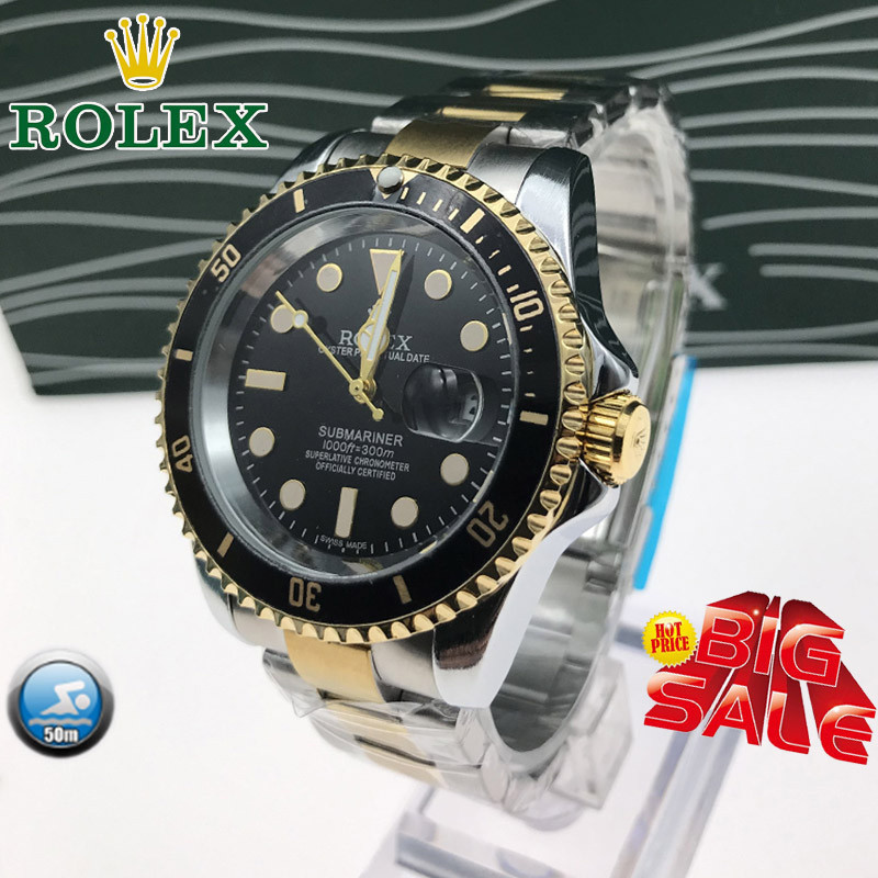 Đồng hồ nam CVWA Rolex Đồng hồ tự động nguyên bản Cặp đôi Đồng hồ ma chống nước có thể trở thành từ 