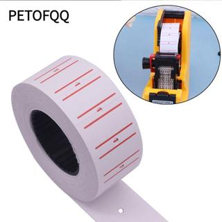 PETOFQQ 1 Cuộn (500 Nhãn) Giá Nhãn Dán Đồ Dùng Văn Phòng Tiện Lợi Thẻ Trống In Gói Nhãn
