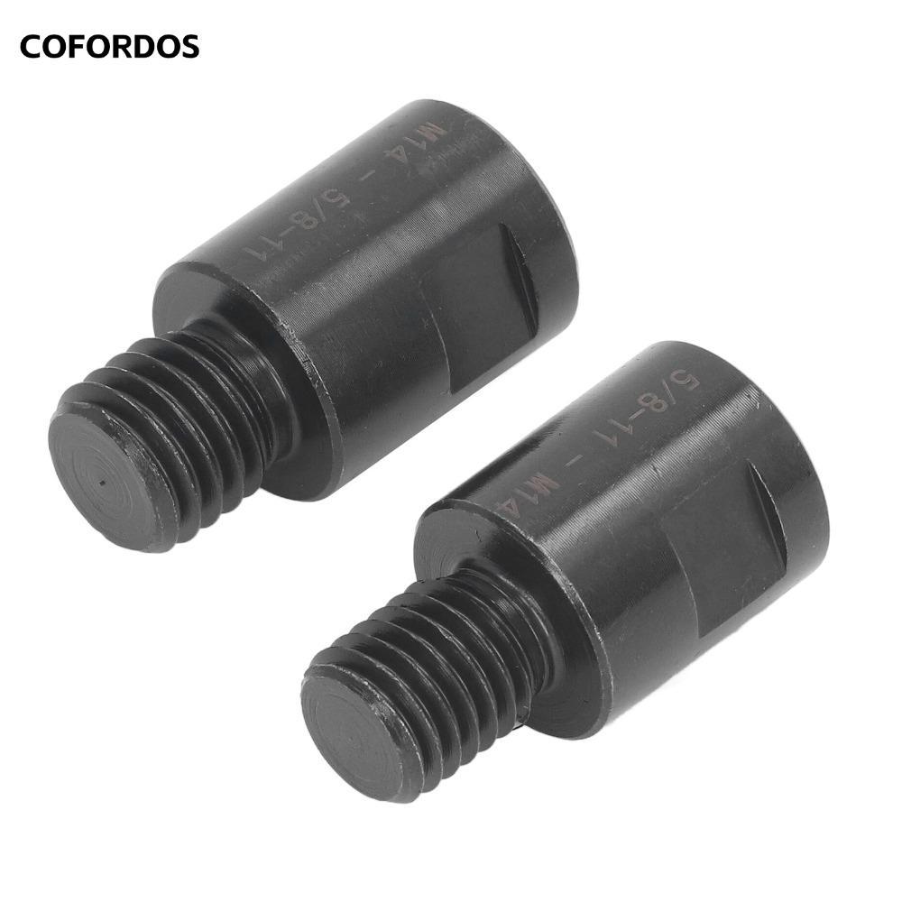 Bộ chuyển đổi máy mài góc COFORDOS 2 chiếc, Bộ chuyển đổi 5 / 8 "-11 Nữ sang M14 Nam M14 Nữ sang M10
