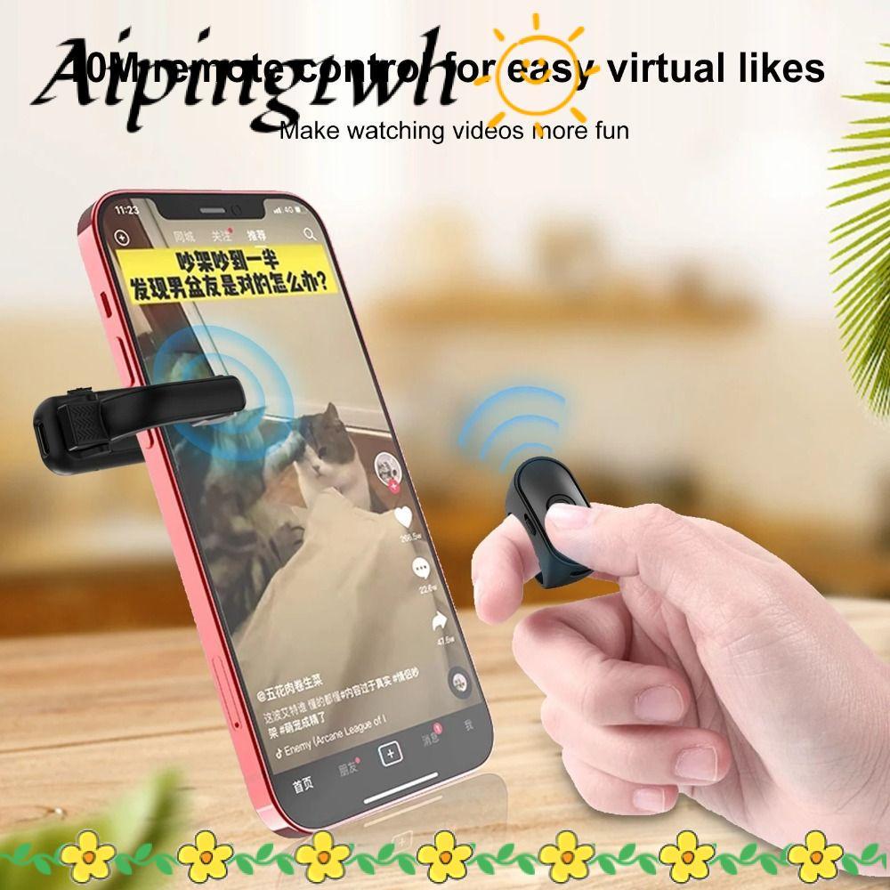 AIING Page Turner Remote, Remote Nhẹ E-book Page Turner, ABS Kích hoạt bản ghi 2 trong 1 cho Kindle 