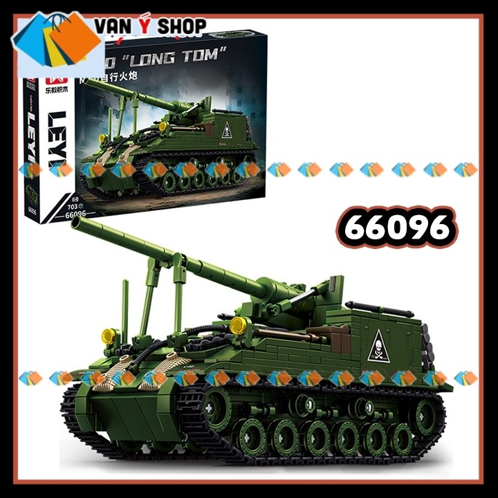 Mô hình Tank M40 Mô hình Tank Quân sự Hạng Nặng M40 Thế Chiến 66096