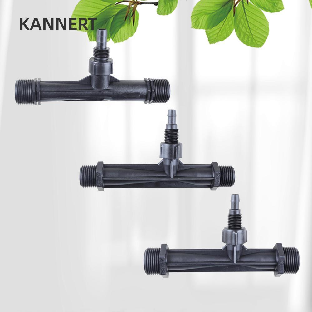 Kim phun phân bón Venturi KANNERT, Máy phát ống nước ren nam trong vườn, Hoa đen Phân bón Bồn tắm nư