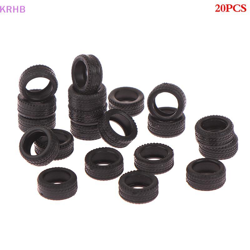 KRHB 20 Chiếc Chất Lượng Cao 1 / 64 Lốp Da Xe Ô Tô Mô Hình Cảnh