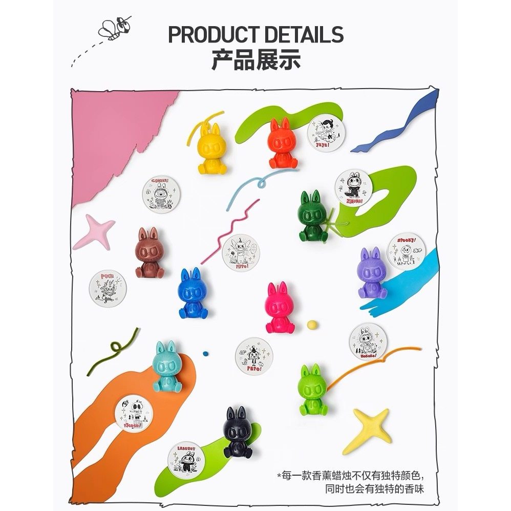 [Hàng có sẵn] POPMART THE MONSTERS 10th Anniversary Series Quà tặng cô gái hương liệu