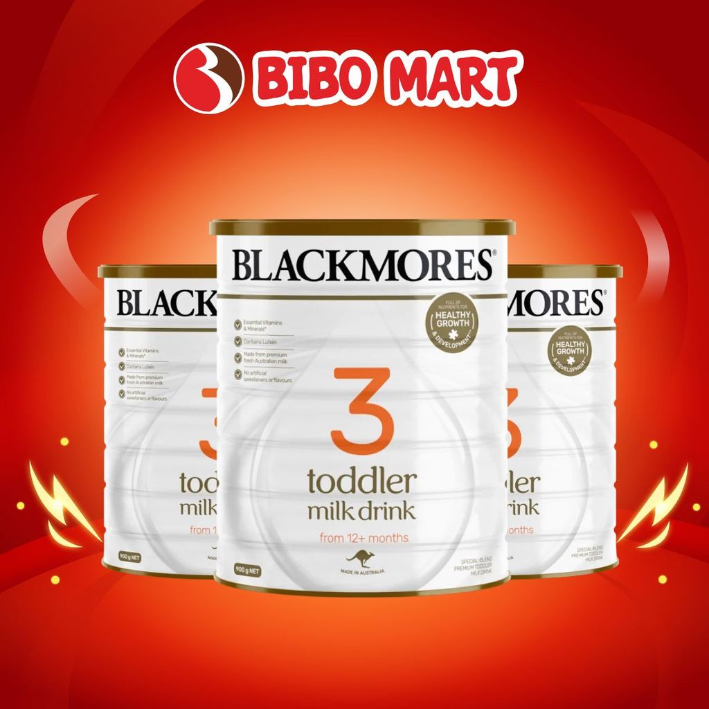 Sữa Blackmores Số 3 Toddler Úc Phát Triển Chiều Cao Tăng Cân Nặng Cho Bé 900g - Bibomart