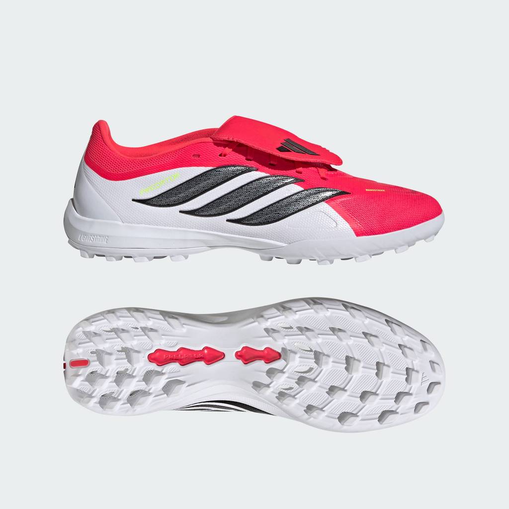 adidas Football PREDATOR LEAGUE Fold-Over Tongue Turf Football Shoes Unisex Red JR7873