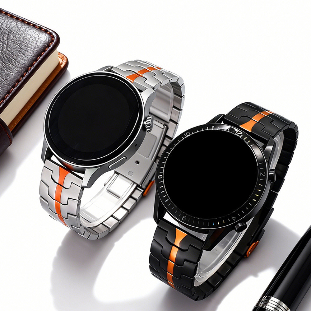 22mm Huawei GT6 Vòng tay hợp kim titan cho Huawei GT6 PRO GT5 / 4 / 3 46mm Dây đeo kim loại cho Huaw