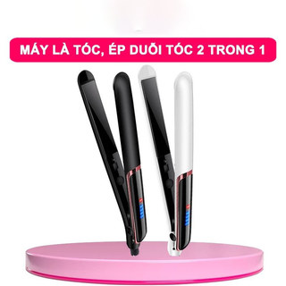 Máy Ép Duỗi Tóc Uốn Xoăn Tóc 3 Trong 1 Hàn Quốc Cao Cấp Chất Liệu Gốm Ceramic Ngăn Hư Tổn Tóc Bảo Hành 3 Tháng