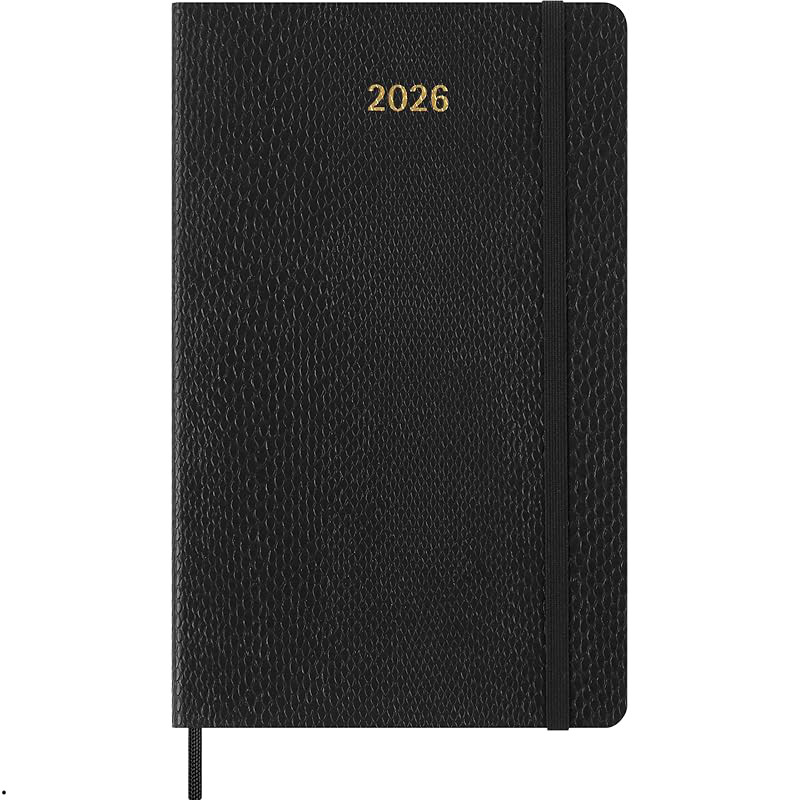 Moleskine Planner 2025, Starts in October, 15-Month Weekly Vertical Diary Essential Planner, XXL Siz