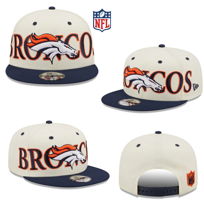 Bán DENVER BRONCOS Cap Hiphop Cap Snapback Cap Plain Cap Phong cách mới