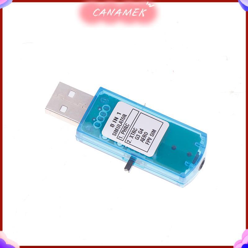 CANAMEK 8 Trong 1 USB Flight Simulatorputer Flight Simulator Cho XTR5 FMS G4 FPV Máy Bay Trực Thăng 