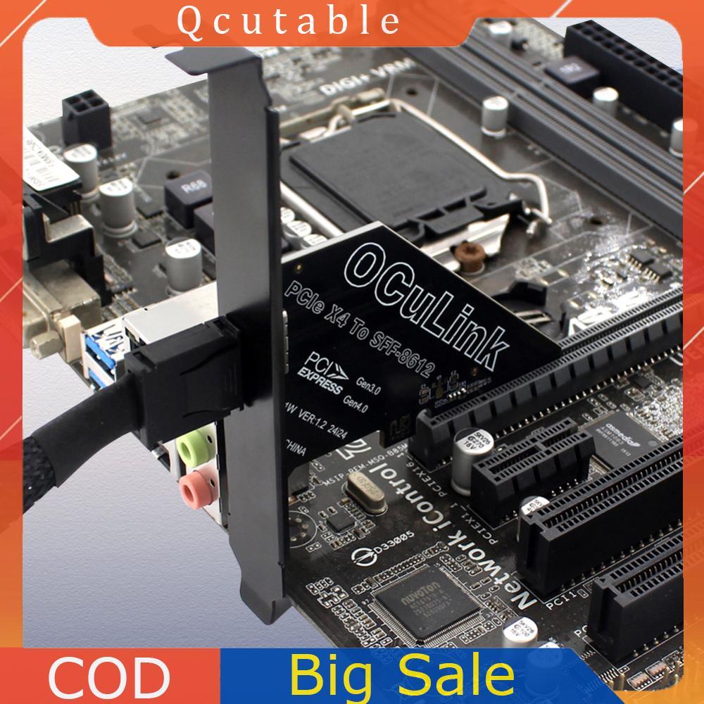 1 PC PCIe Sang SFF 8611 & 8612 Adapter Card PCIe 4.0X4 / X1 Sang Oculink Adapter PCle4.0