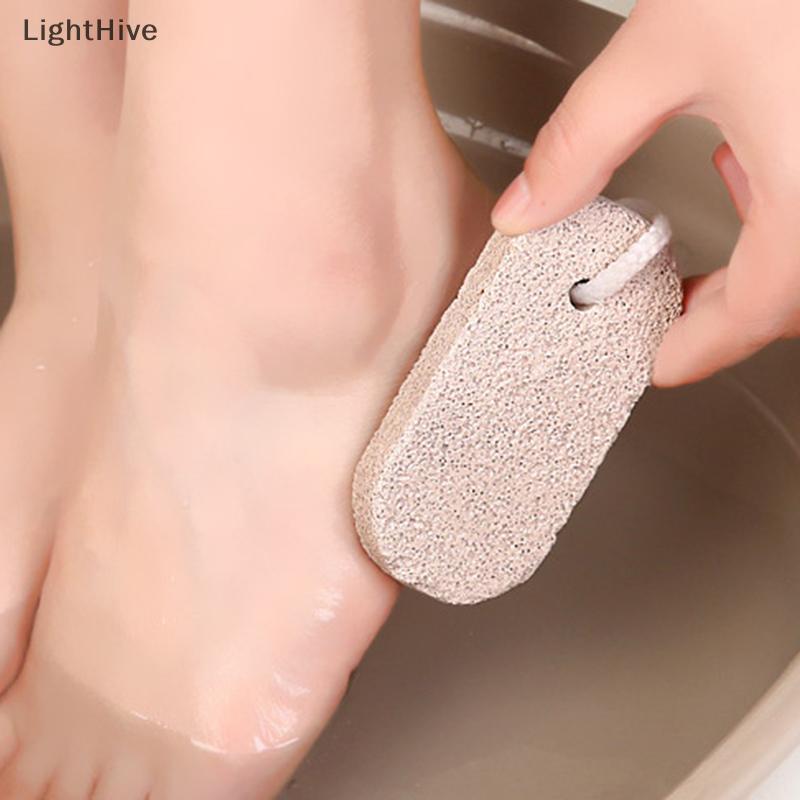 [LightHive] Đá chân đá bọt tự nhiên Làm sạch da mài Callus Dụng cụ Massage chăm sóc bàn chân Clean D