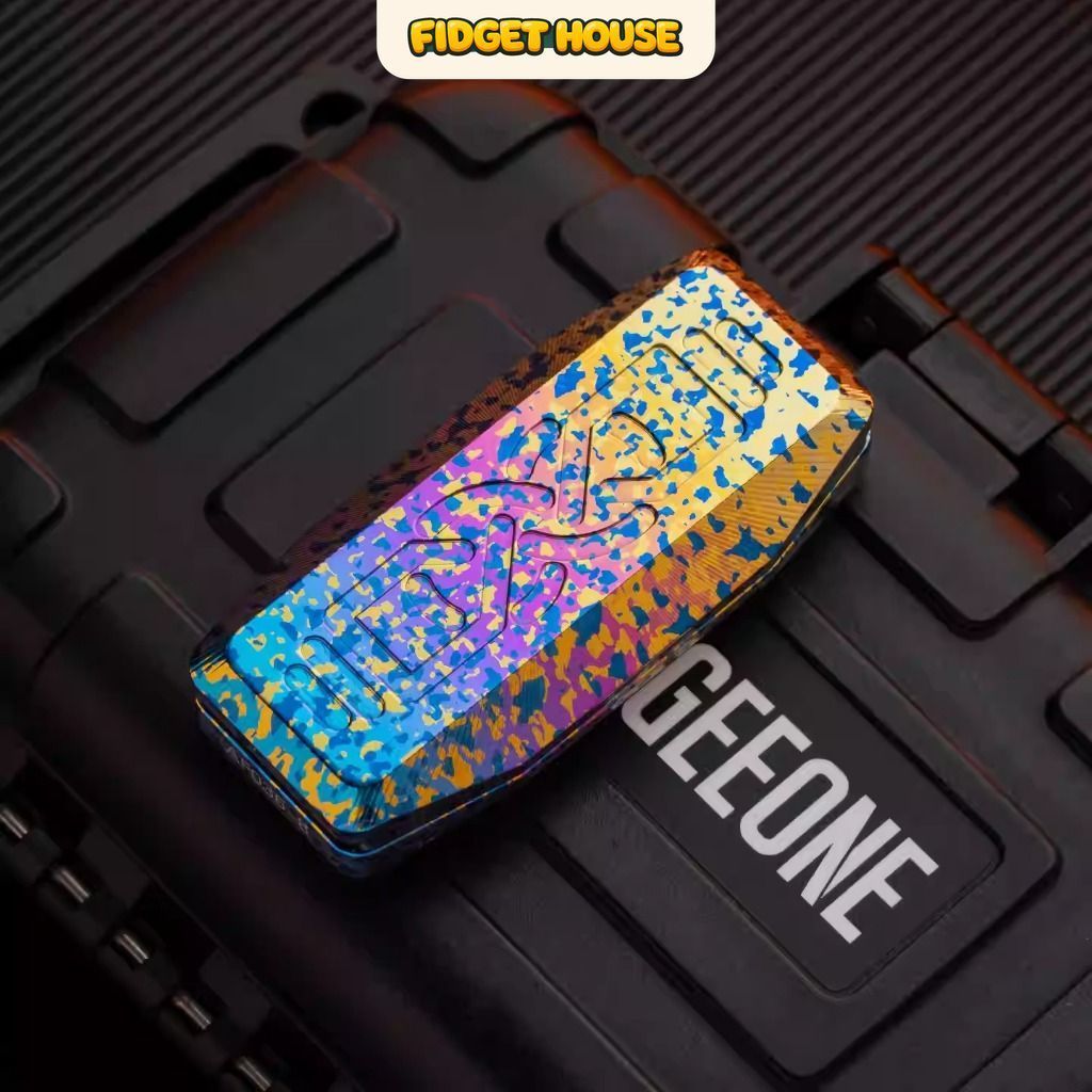 Fidget slider - Sequence Shuttle Slider - Thẻ Đẩy EDC Kim Loai Bi nảy - Đồ Chơi Giảm Stress