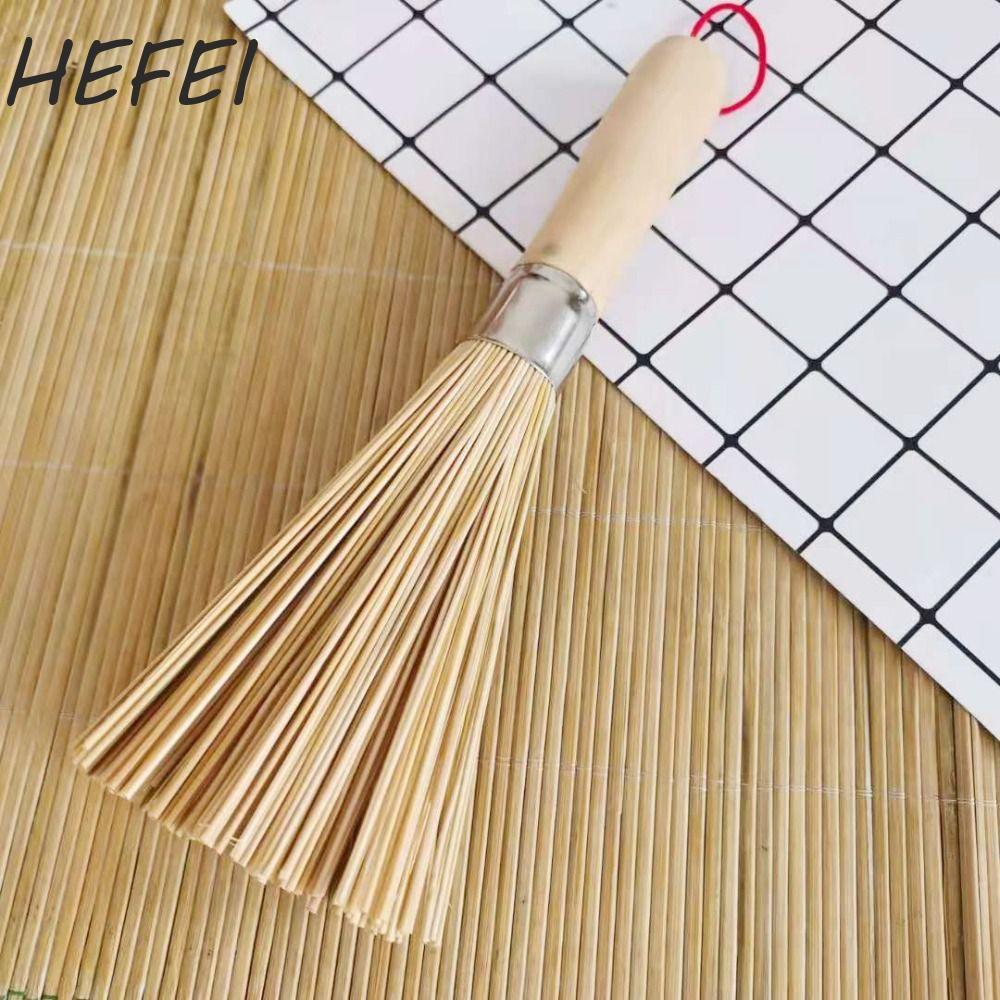 HEFEI Dụng cụ làm sạch HEFEI Máy chà bát đĩa bền tự nhiên bằng tre truyền thống
