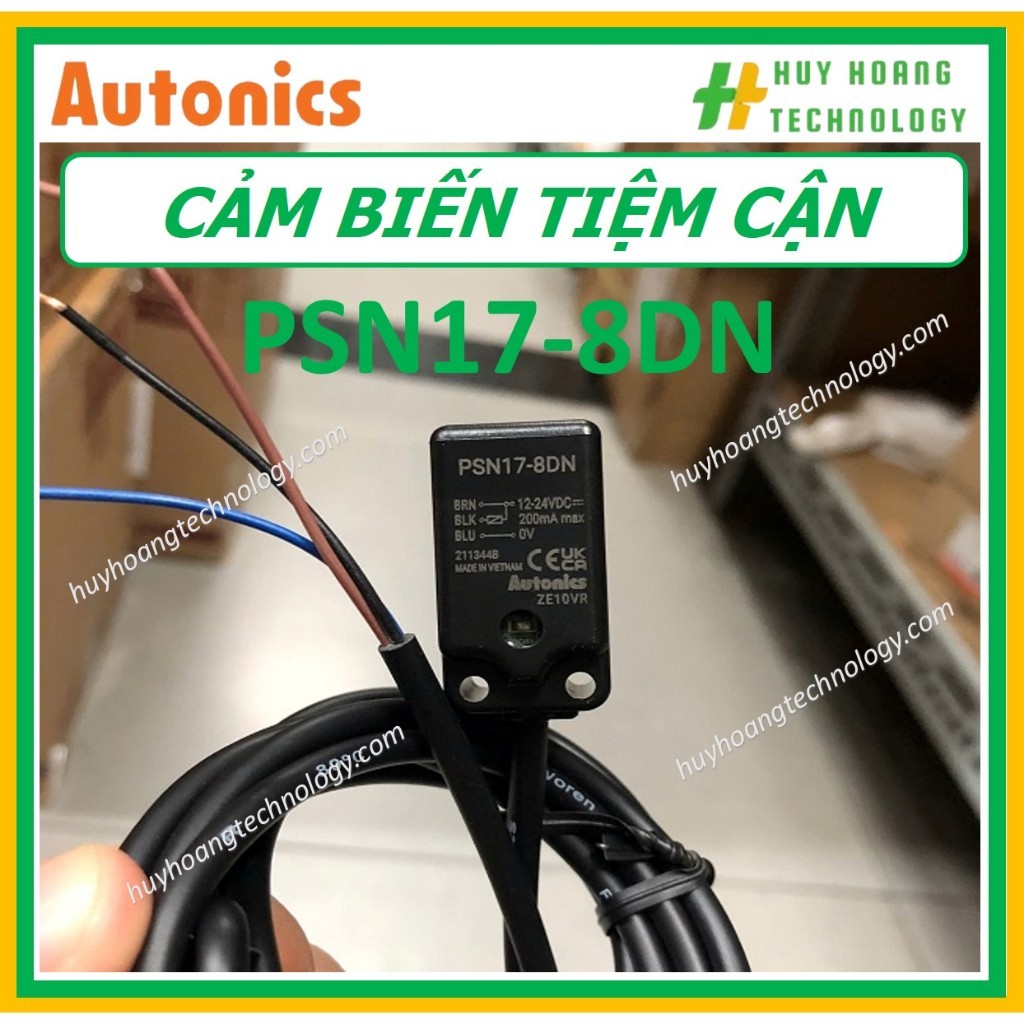 Cảm biến tiệm cận Autonics PSN17-8DN 8mm NO-NPN 12-24VDC