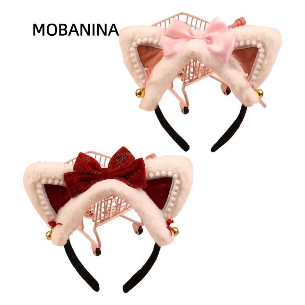 MOBANINA Bunny Ears Hairwear - Tai thỏ mềm mại sang trọng cho thời trang Lolita và cosplay