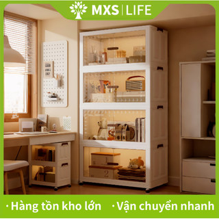Tủ gấp siêu lớn, lưu trữ nhà bếp, lưu trữ phòng khách, tủ quần áo bằng nhựa