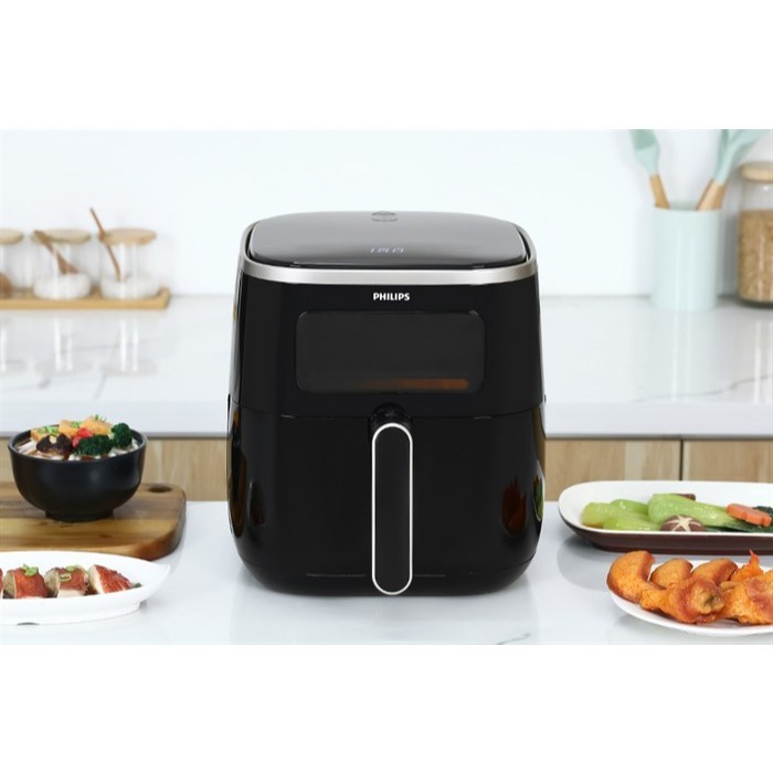 [HÀNG CHÍNH HÃNG] Nồi chiên không dầu Philips HD9257/80 5.6 lít
