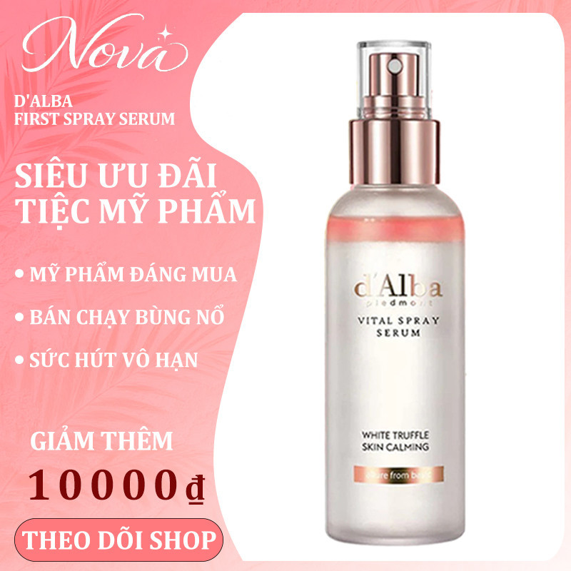 d'Alba Xịt Khoáng Truffle Ý 100ml – Cấp Ẩm, Glow Da, Makeup Fix