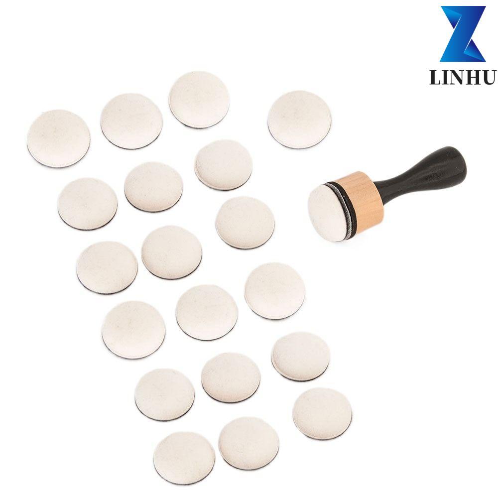 LINHU Mini Ink Paints Mixing Blending Tools, DIY Scrapbooking Domed Flat Domed Foam Refills Tool, Ca