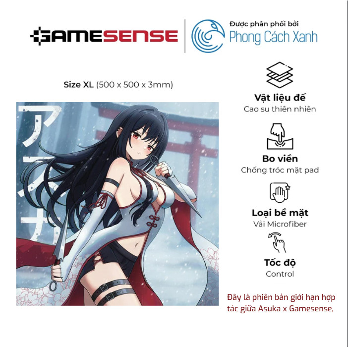 Gamesense Asuka Kunai Radar – Lót chuột control limited