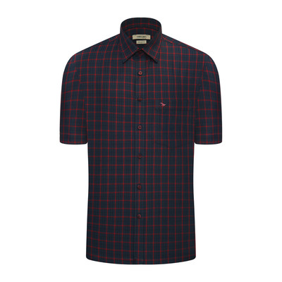 Áo sơ mi ngắn tay vạt ngang VIETTIEN SMART CASUAL vải Bamboo form REGULAR VT00000692