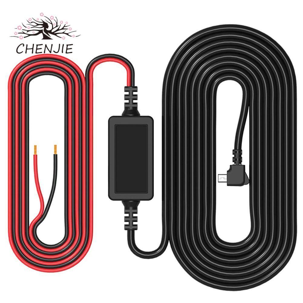 CHENJIE Dash Cam Hardwire Kit Dây nguồn Bộ sạc Camera ô tô Phụ kiện ô tô Dây sạc USB 3.2m Gương DVR 