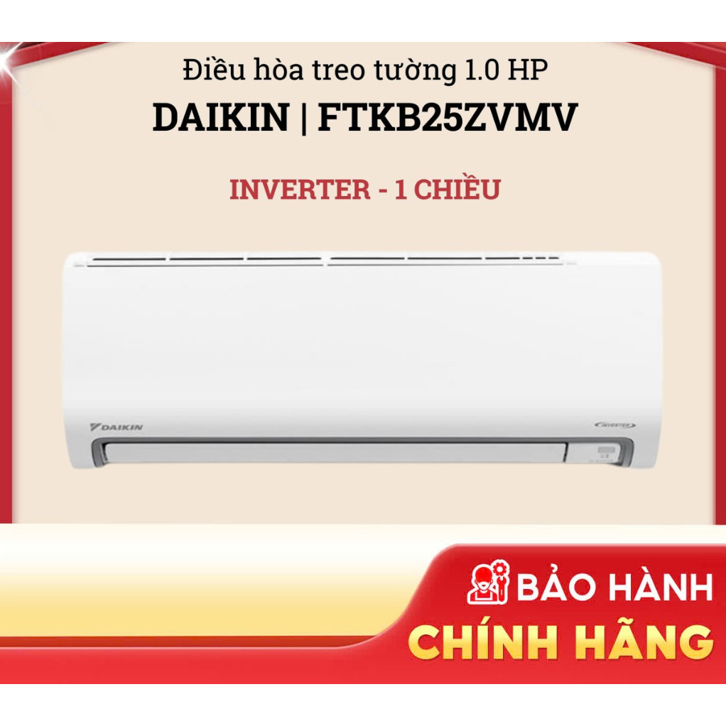 Điều hòa DAIKIN Inverter FTKB25ZVMV | FTKB35ZVMV | FTKB50ZVMV | FTKB60ZVMV 9000/12000/18000BTU