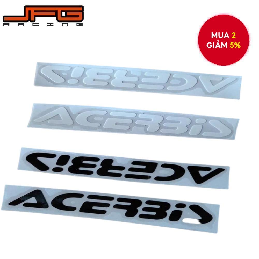 JFG Racing Nhãn dán decal nhựa phổ thông cho phụ kiện xe máy một cặp