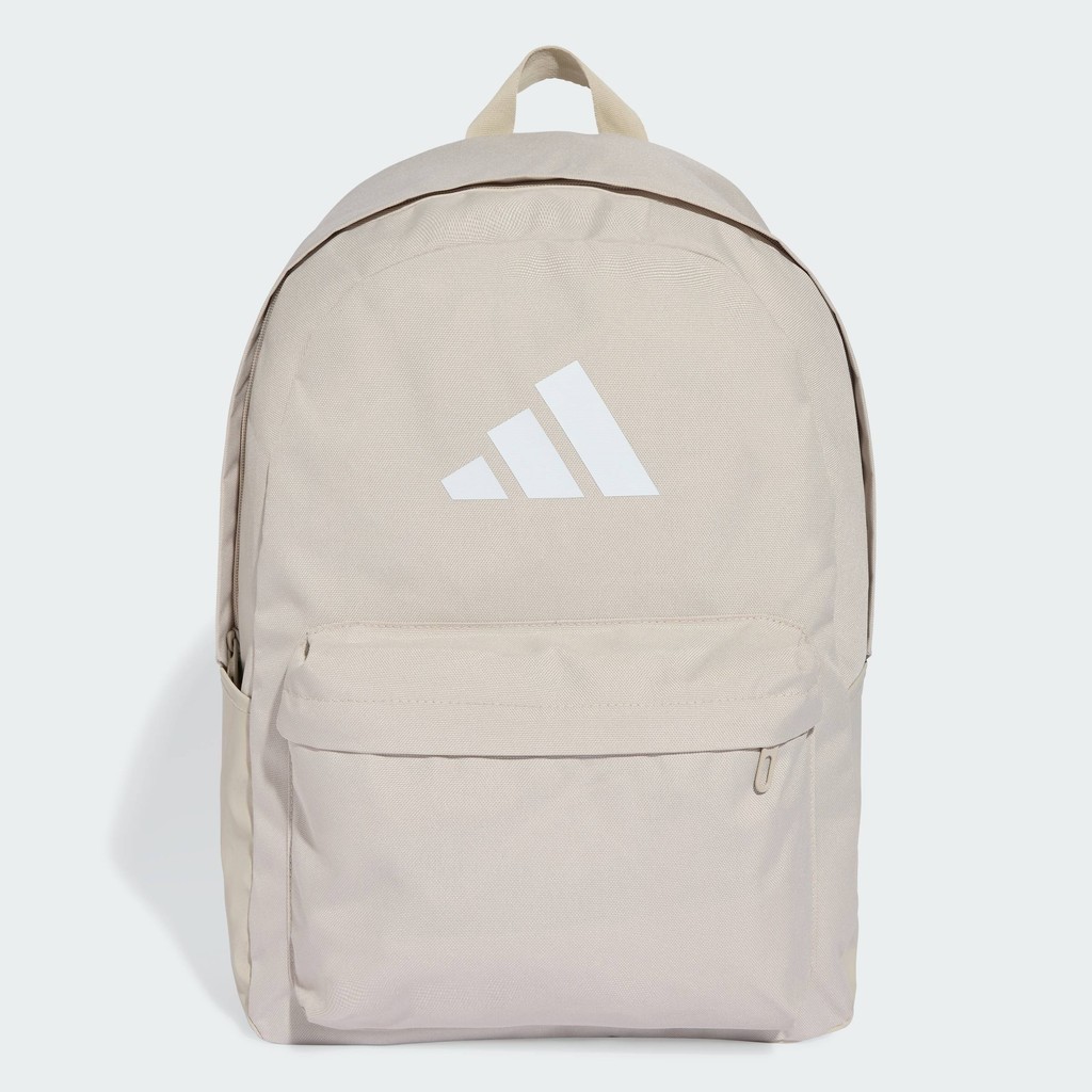 adidas Lifestyle Classic 3 Bar Logo Backpack Unisex Beige JX8860