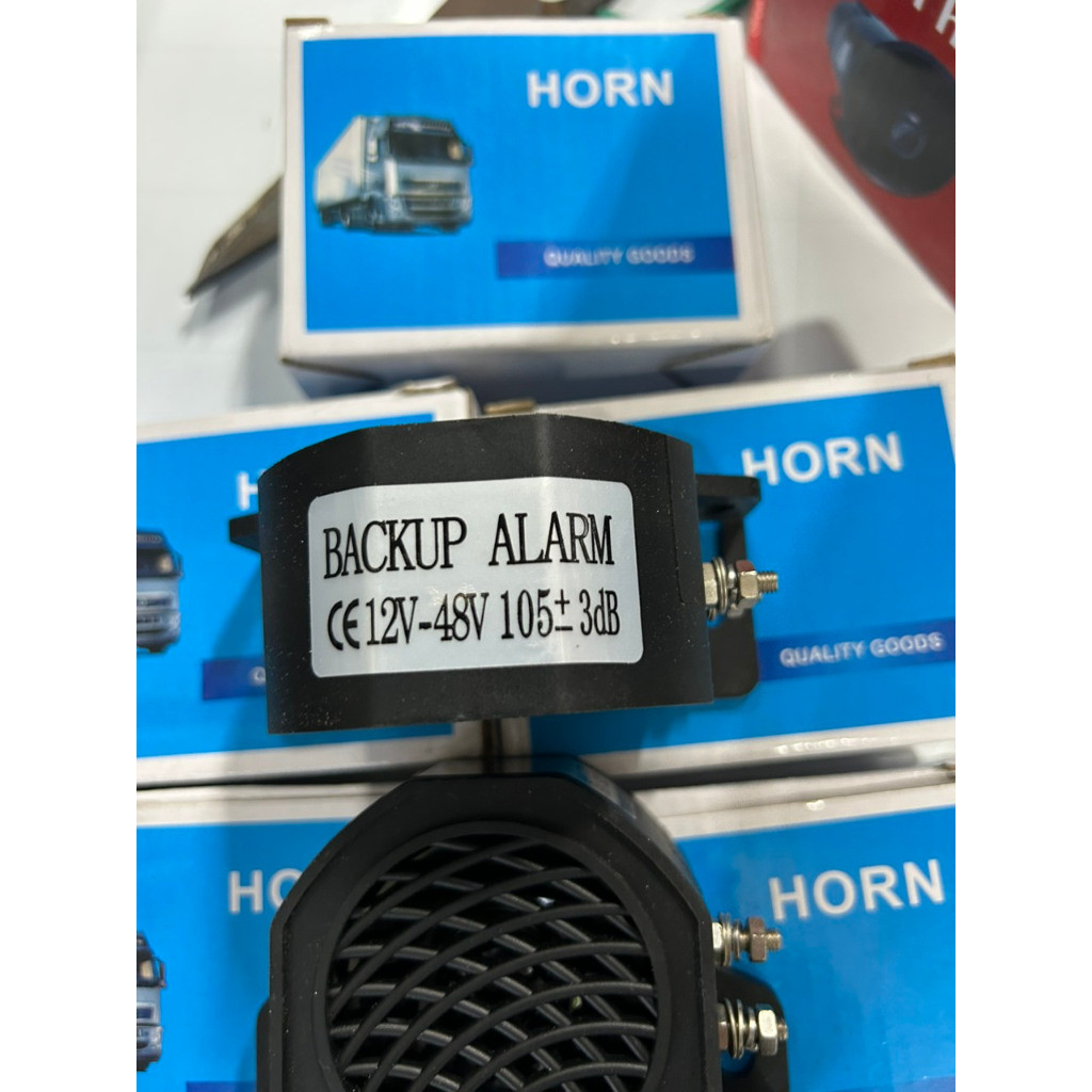 Còi lùi, còi lùi ô tô xe tải, còi tít tít đen điện 12/24v/48v 1 chiếc