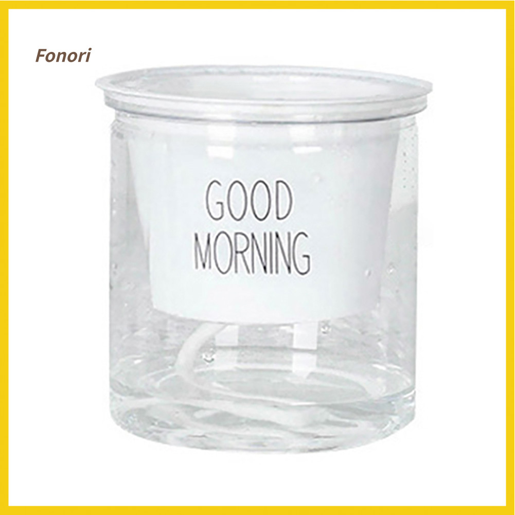 Fonori 2 Bộ Hai Tầng Thủy Canh Epipremnum Aureum Tự tưới Hoa Trang Trí Nhà