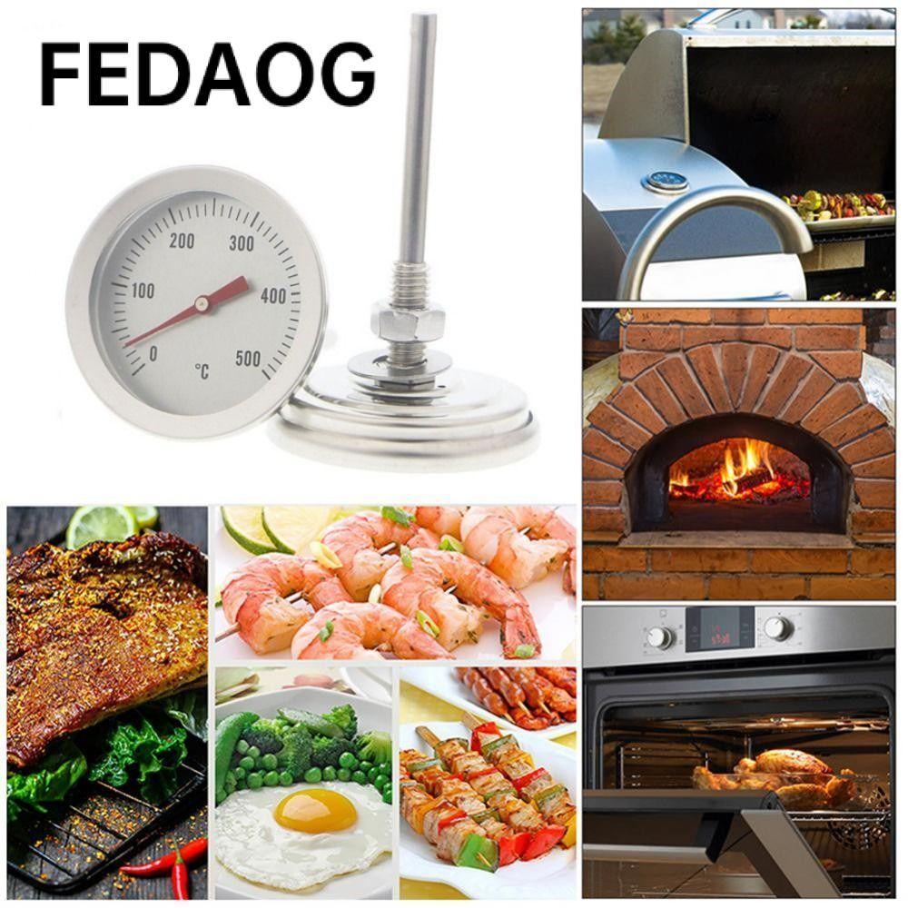 Dụng cụ đo nhiệt kế BBQ FEDAOG 0-500°C Đồng hồ đo nhiệt độ nhà bếp