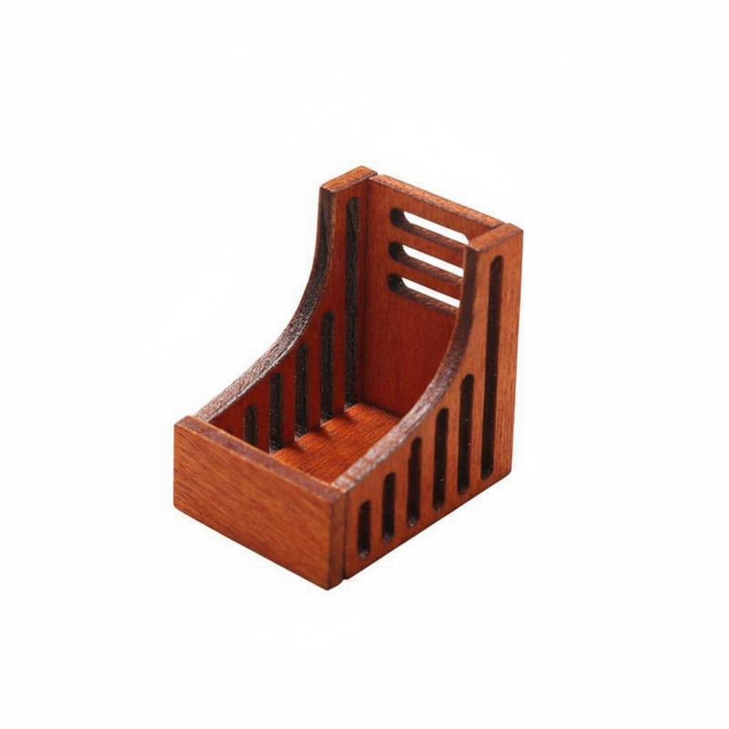 Scene Prop 1 / 12 Giá sách tỷ lệ thực tế Giá sách thu nhỏ phức tạp Ed Craftsmanship cho người sưu tậ