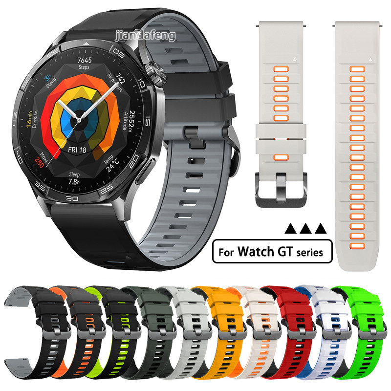 Thể Thao Chạy Dây Đeo Silicon Dây Đeo Tay Cho Huawei Watch GT5 GT4 46mm GT5 pro GT3 Pro 46mm Watch 4