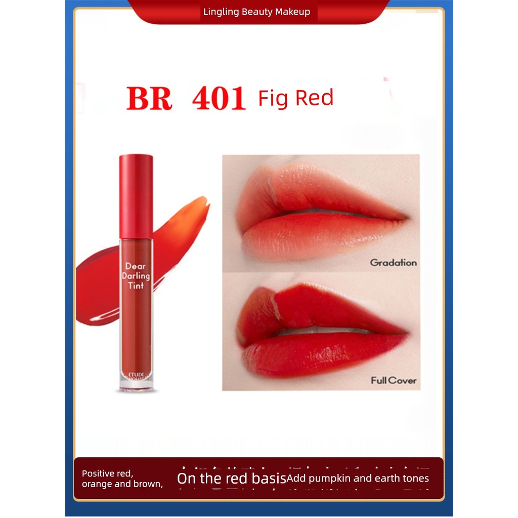 Hàn Quốc Etude House Etude House Dye Lip Gloss Lip Gloss Dyeing Cắn Lip Makeup Không dễ phai lâu @ -