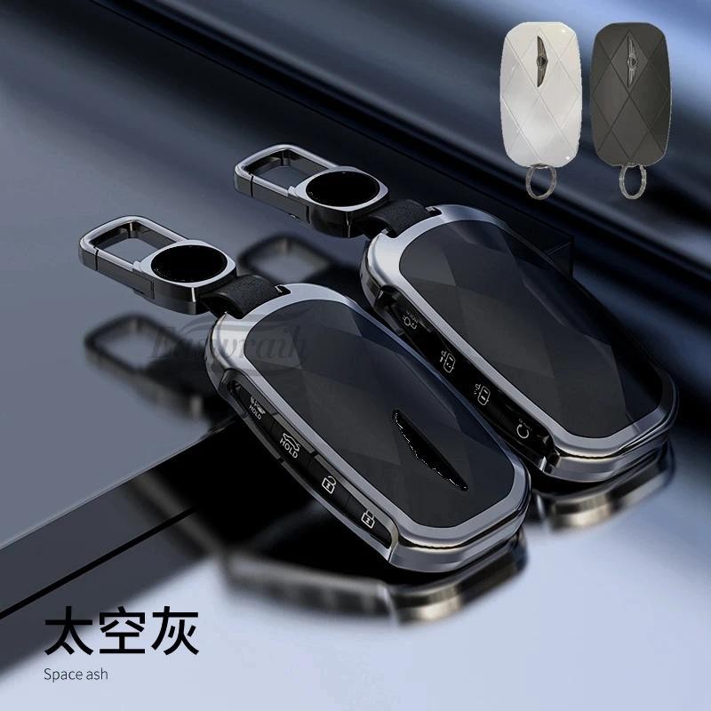 Xe Ô Tô Hợp Kim Nhôm TPU Chìa Khóa Bao Dành Cho Xe Hyundai Genesis G90 G70 G80 EQ900 GV60 2022 6 7 8