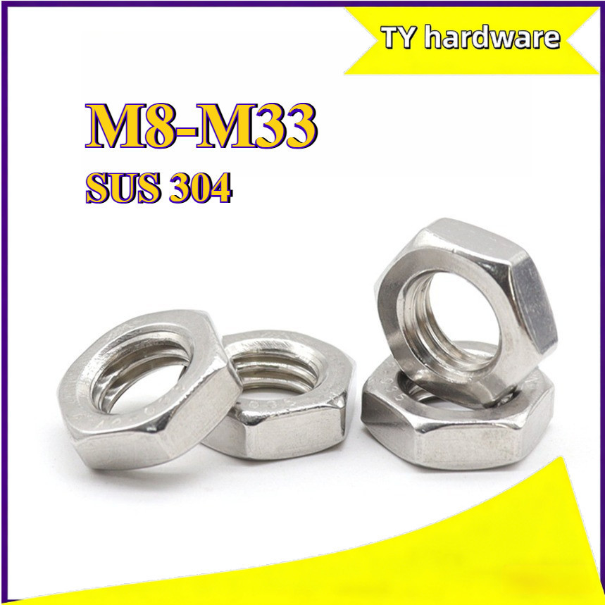 [DTY-G1] Sợi mịn bằng thép không gỉ 304（ren ngược&ren mịn） M8 M10 M12 M14-M33