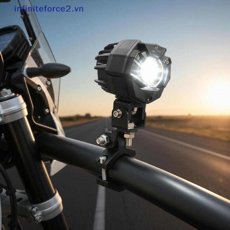 [INMB] 2 Chiếc Xe Máy Spotlight Mount Kẹp Braet Hợp Kim Nhôm Đèn LED Thanh Giá Đỡ Ống Cho Xe Máy Xe 