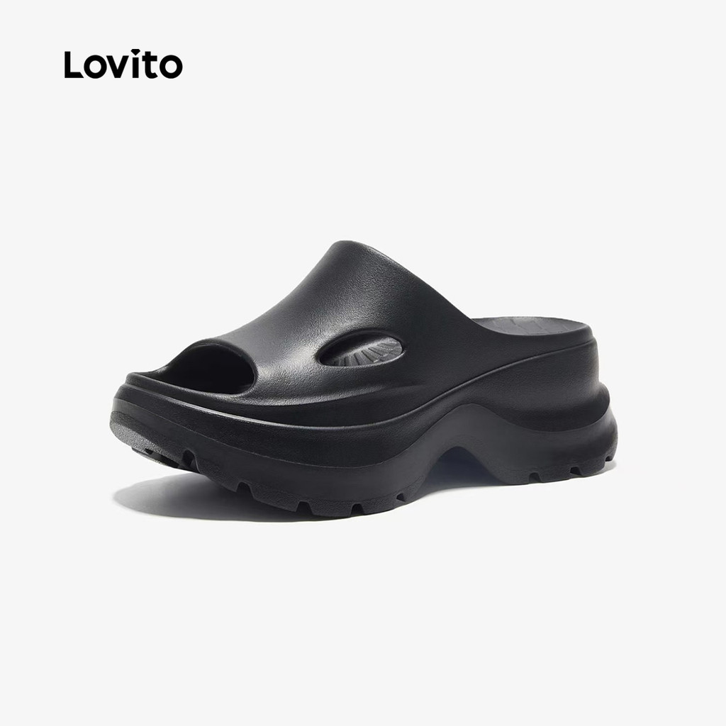 Lovito Dép sandal nữ thiết kế đơn giản phong cách thường ngày LFAS5046 | BigBuy360 - bigbuy360.vn