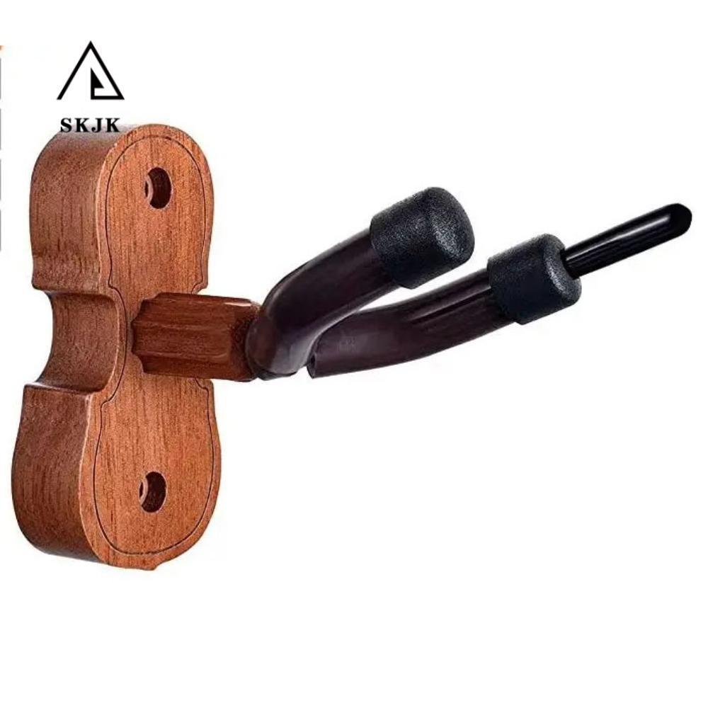 Móc treo đàn Violin SKJK, Móc treo đế gỗ Móc treo đàn Violin treo tường, Giá đỡ đàn Violin có nơ Móc