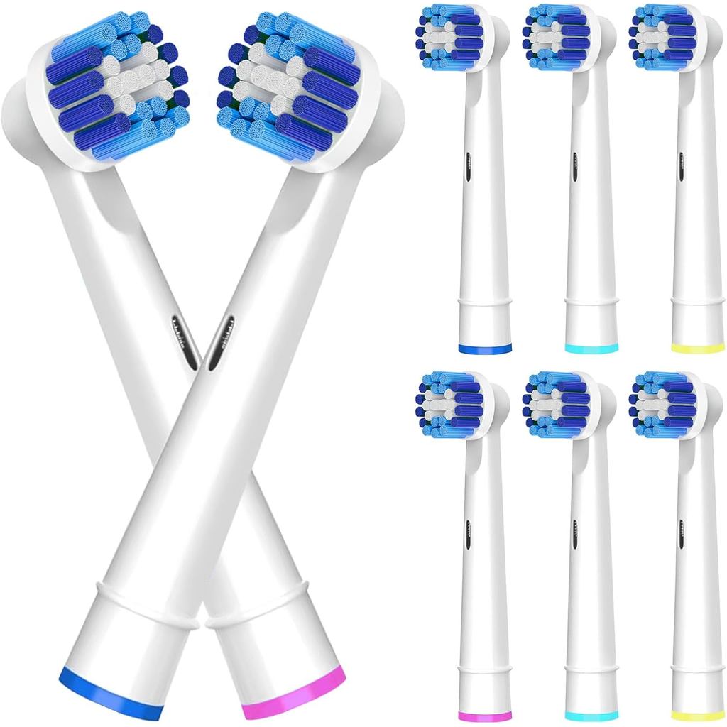 ORAL B 8 Đầu Bàn Chải Thay Thế Tương Thích Với Braun Oral-B, Đầu Bàn Chải Đánh Răng Điện Chuyên Nghi